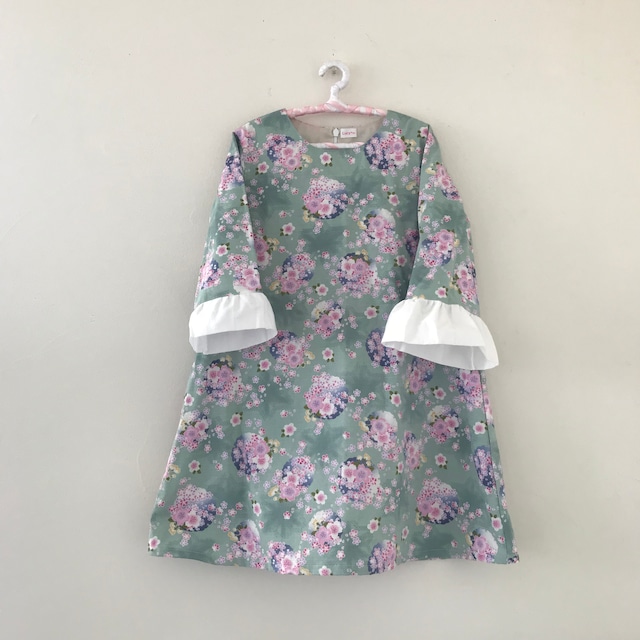 子供服 Size90 女の子ワンピース 桜柄 Lucy Mama Baby Dress Shop