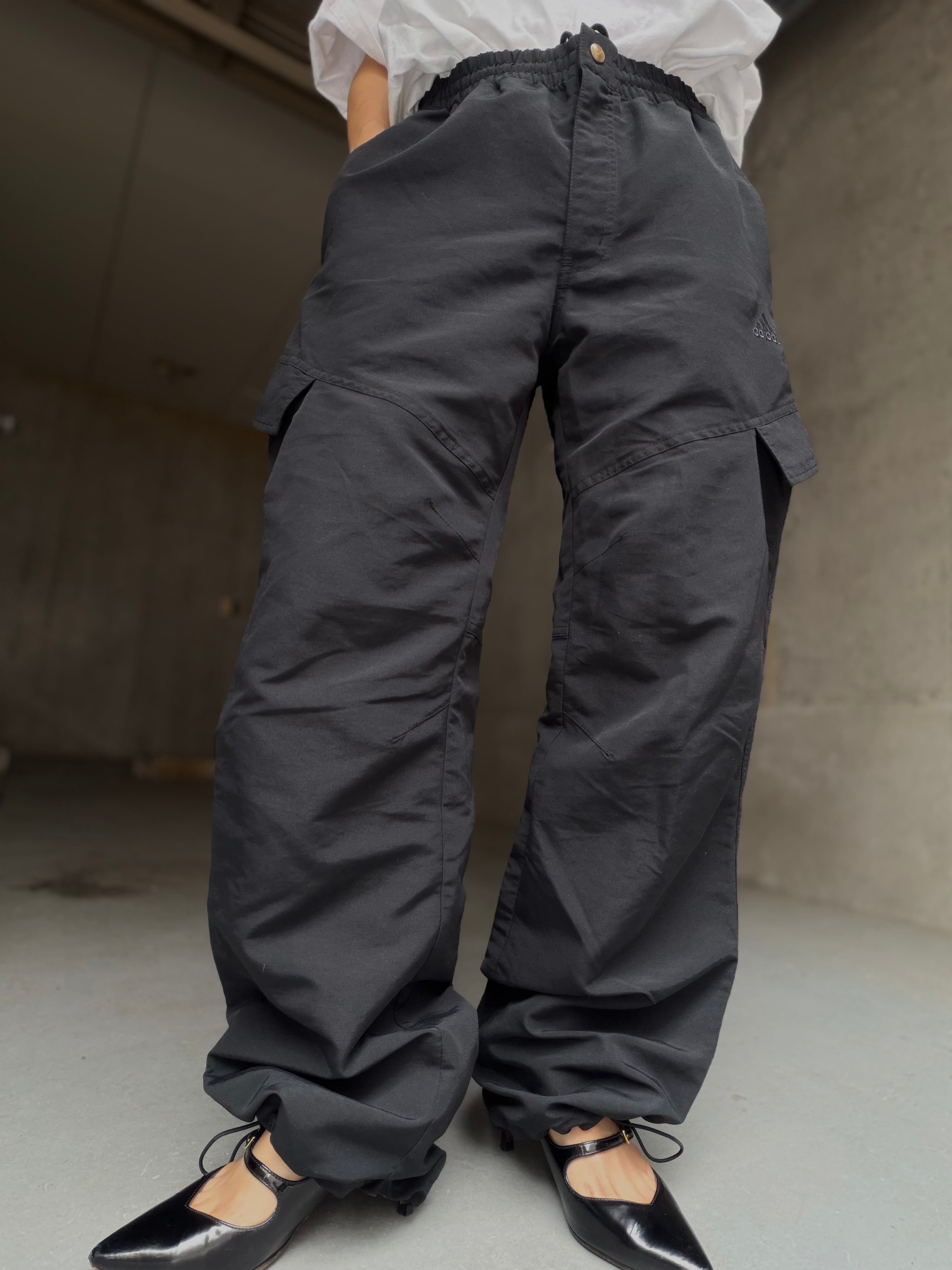 (PT1101)00’s adidas cargo pants black