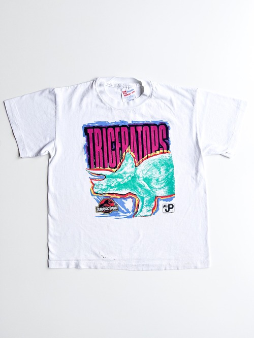 【150cm】VINTAGE 90's ジュラシックパーク プリントTシャツ【10480】※