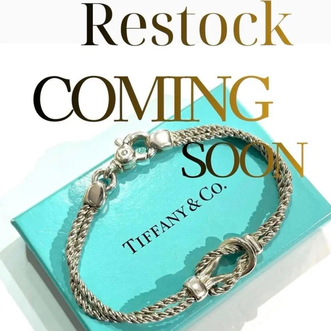 希少【TIFFANY&CO.】 2162 ティファニー アンドコーダブルロープ