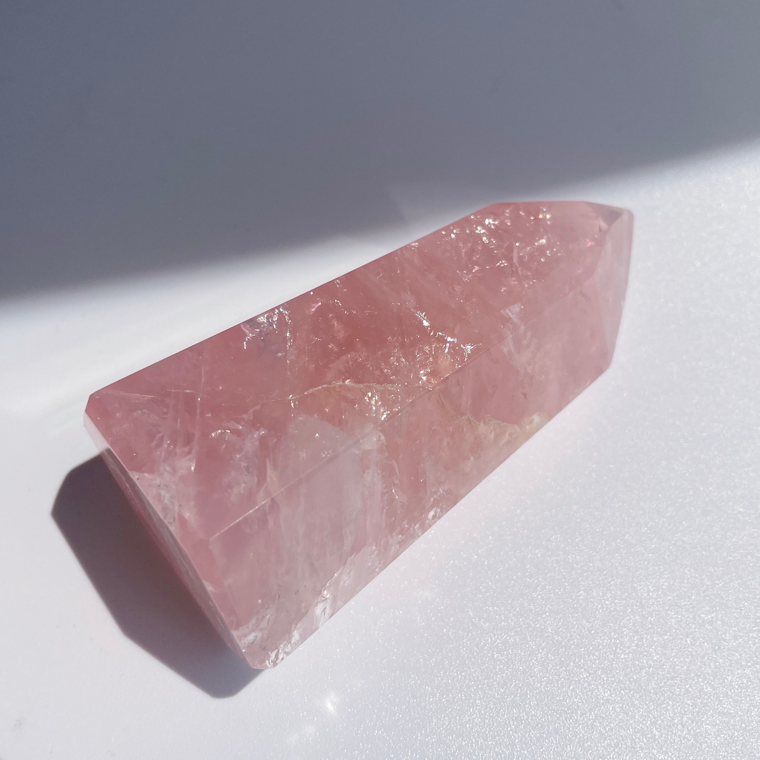 ディープなピンク◎ ローズクォーツタワー23◇Rose Quartz Tower