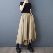 イレギュラー 九分丈 ワイドパンツ  30165