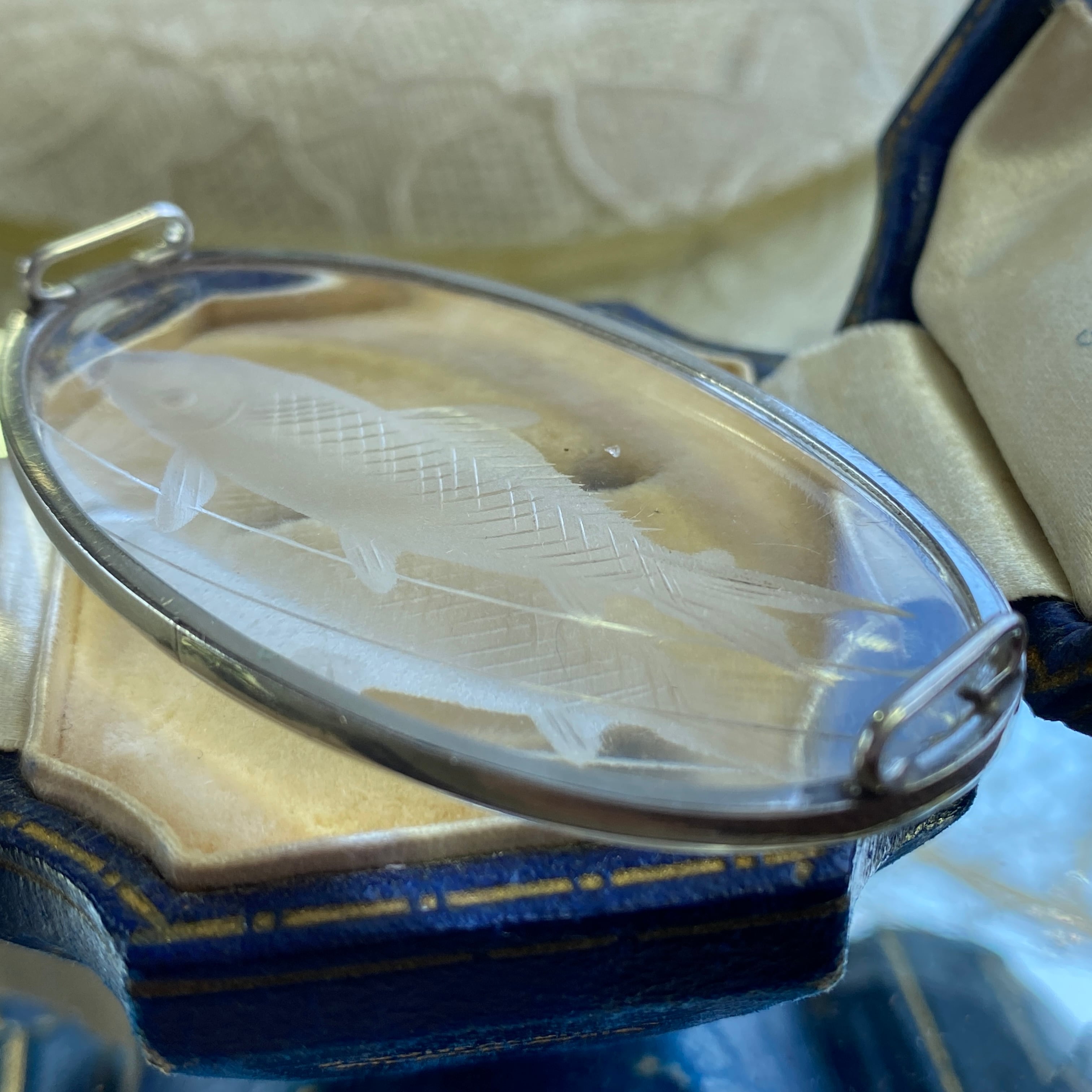 アンティーク 山梨水晶インタリオの帯留め | bonbidou22