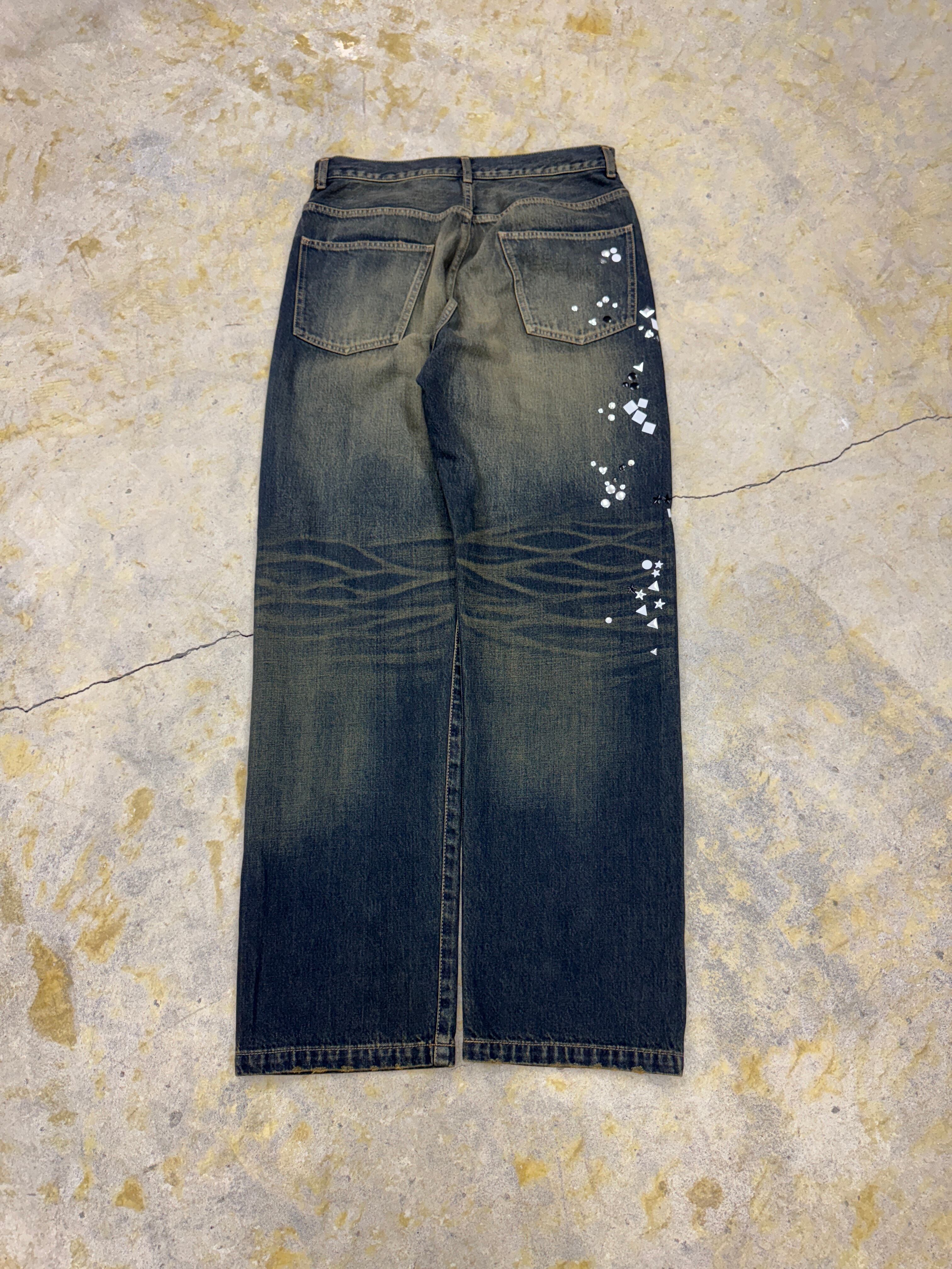 Maison MIHARA YASUHIRO | EMBELLISHED JEANS | INDIGO | HOWDAY