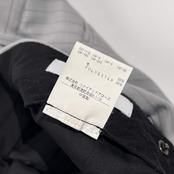 BEAUTY&YOUTH ビューティー&ユース ANKLE ウール混 ストライプ スラックス パンツ S/ライトグレー系 メンズ ユナイテッドアローズ