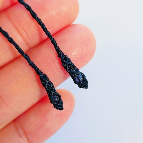 Bracelet /  Three Stone Iolite