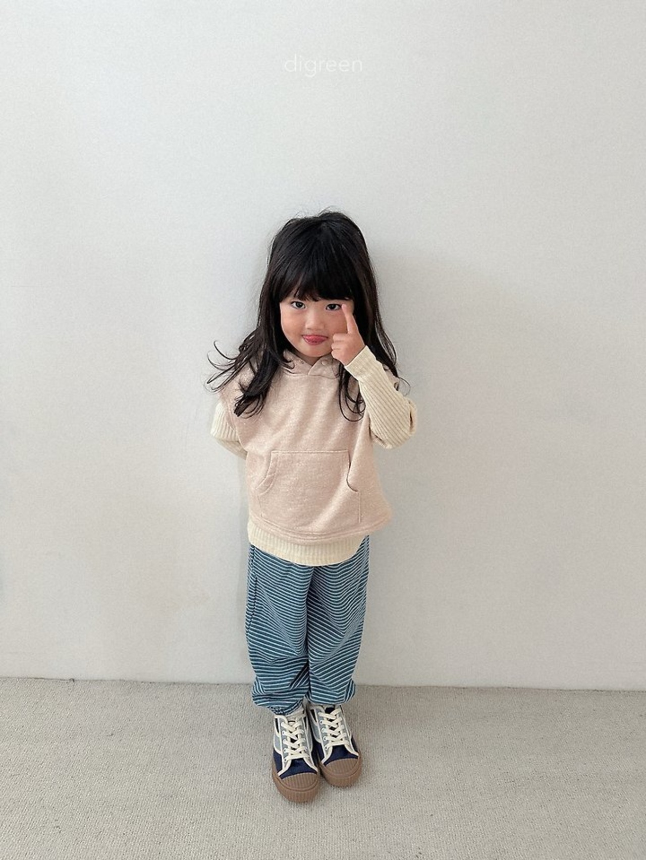 韓国子供服 / Digreen / 26Autumn / woody hooded vest / ベスト *S~XXL*