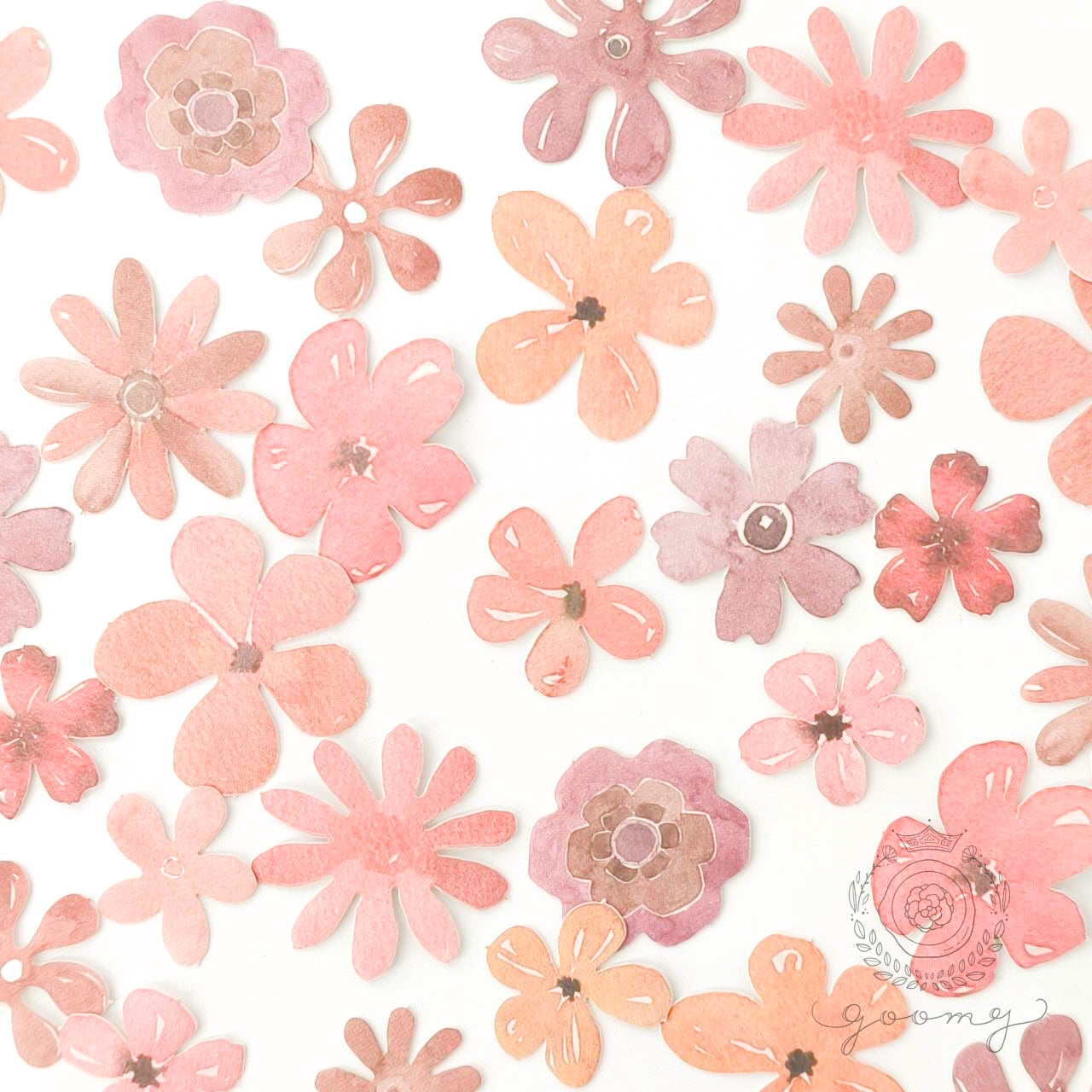 45枚入りシール SMALL FLOWER 5 <S1021>