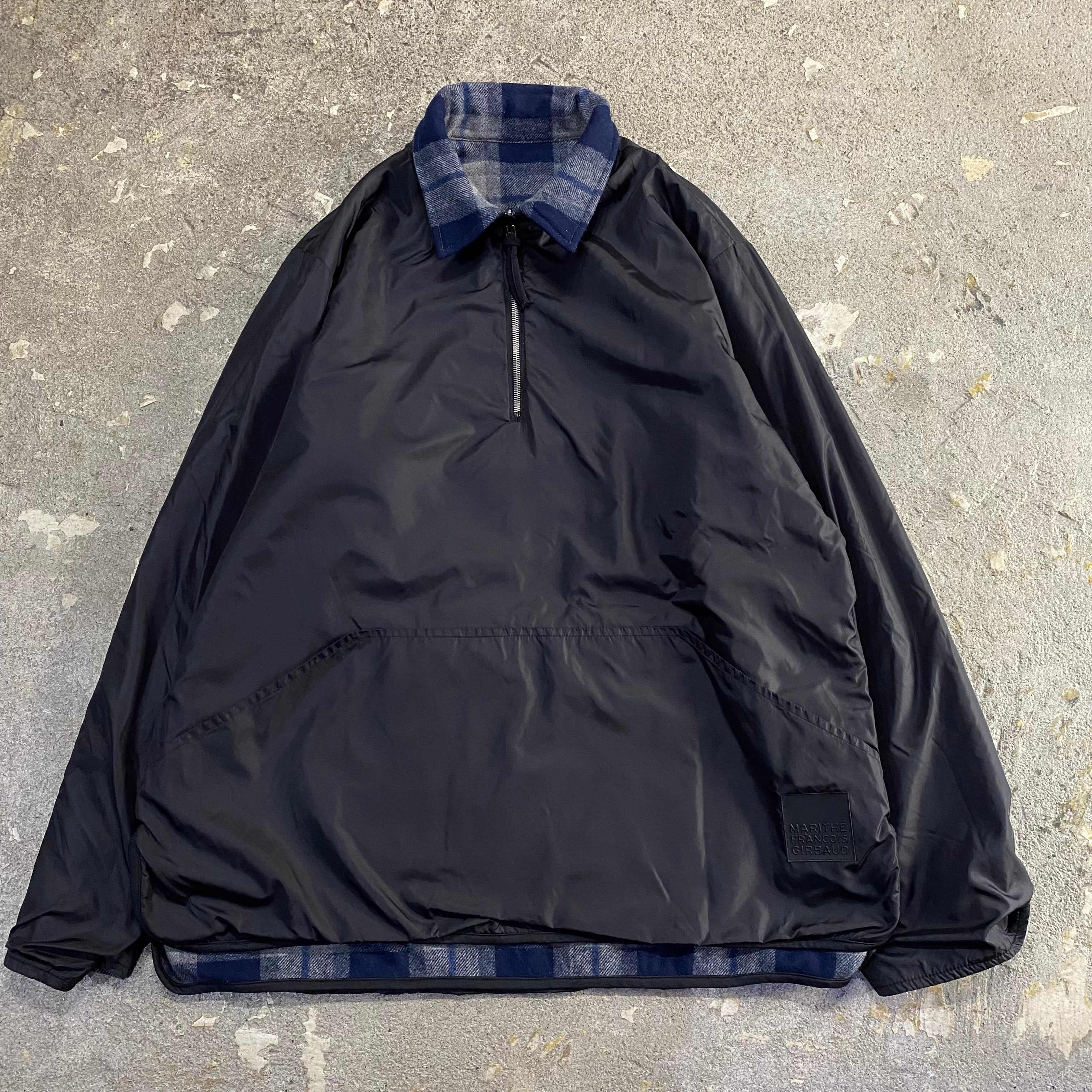 MARITHE FRANCOIS GIRBAUD reversible half zip shirt jacket | What