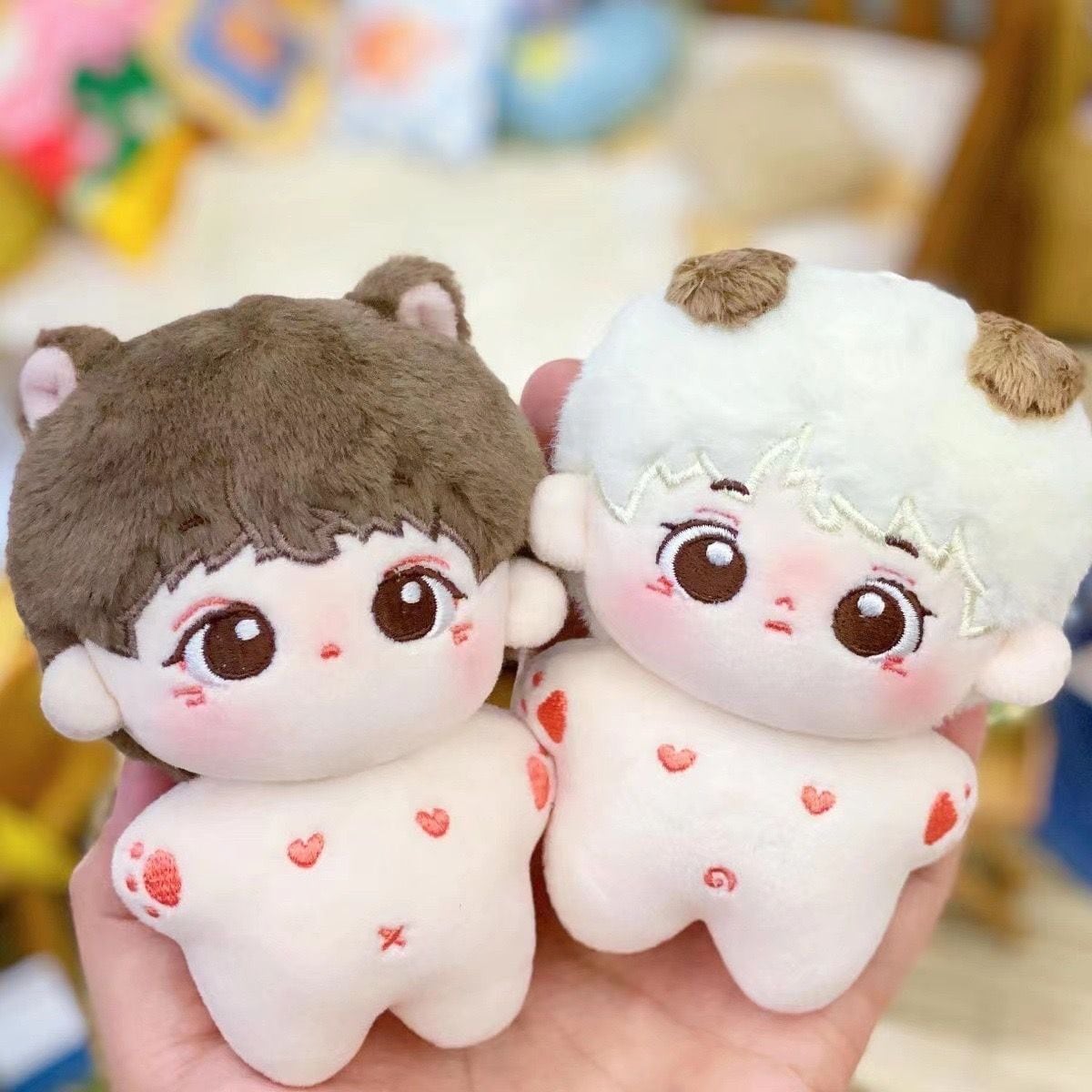10cmぬい】ぬい本体 海星体 ぬいぐるみ ひつじ 白髪 男の子 無属性