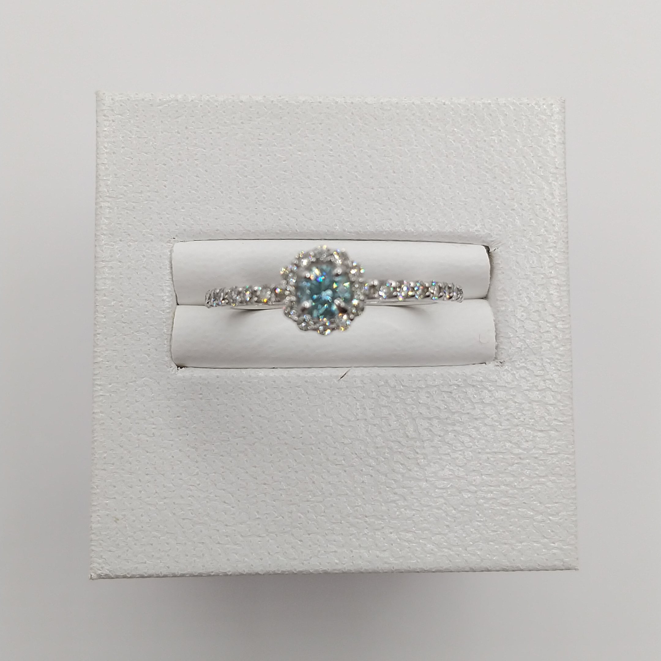 K18WGアイスブルーダイヤモンドリング | Ljewelry