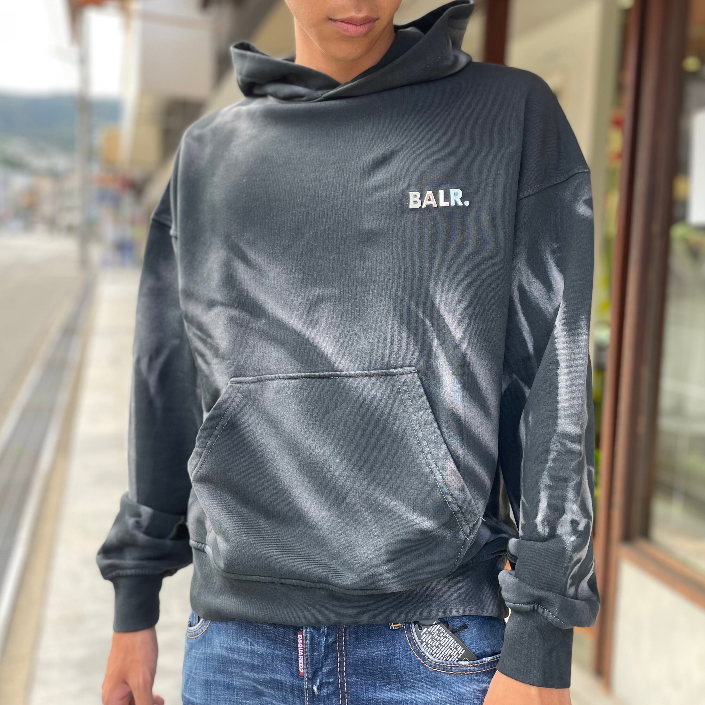 BALR パーカー　ブラック　L