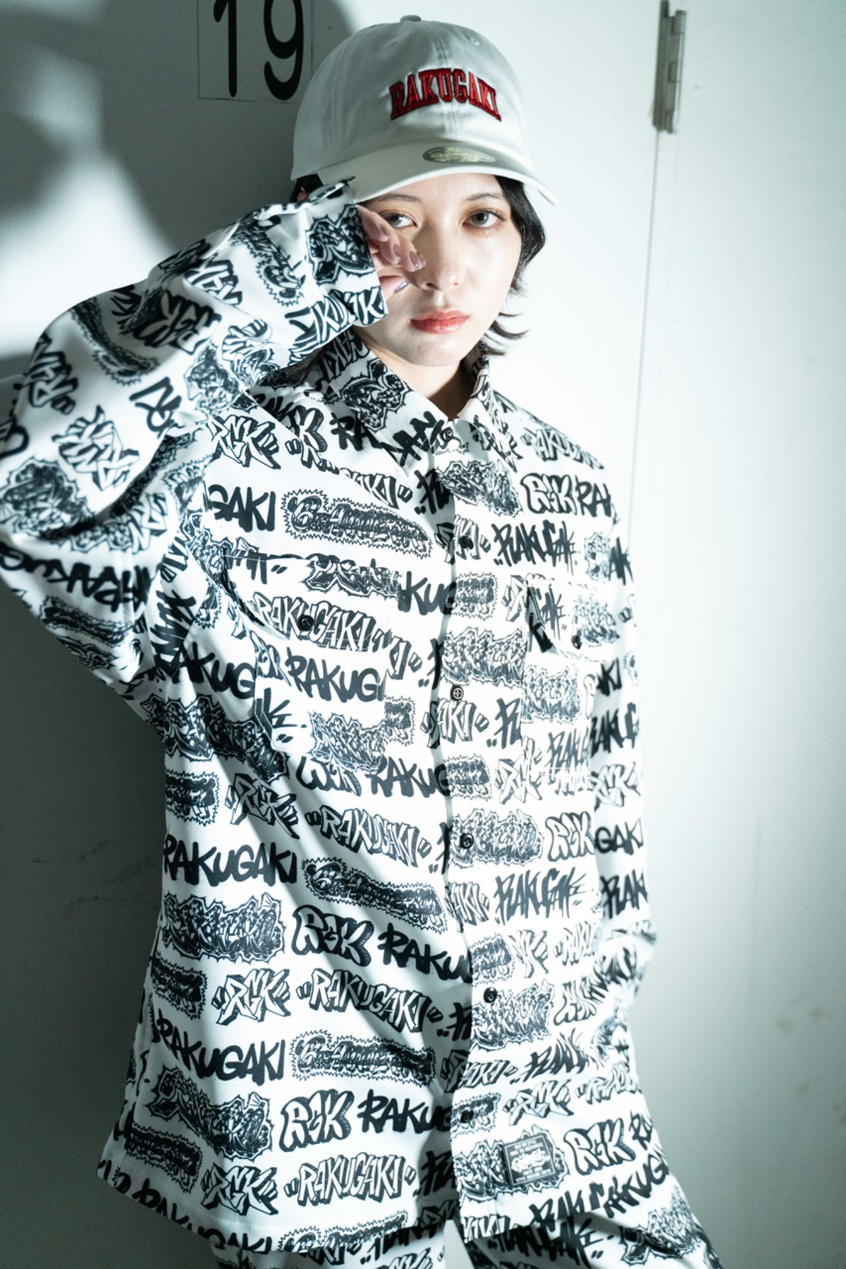 Rakugaki “GRAFFITI” Shirts White | RAKUGAKI ONLINE STORE