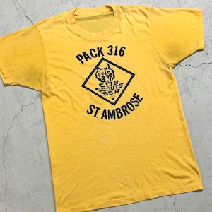 1970'S~1980'S CUB SCOUTS BSA TEE "イエロー×ネイビー"