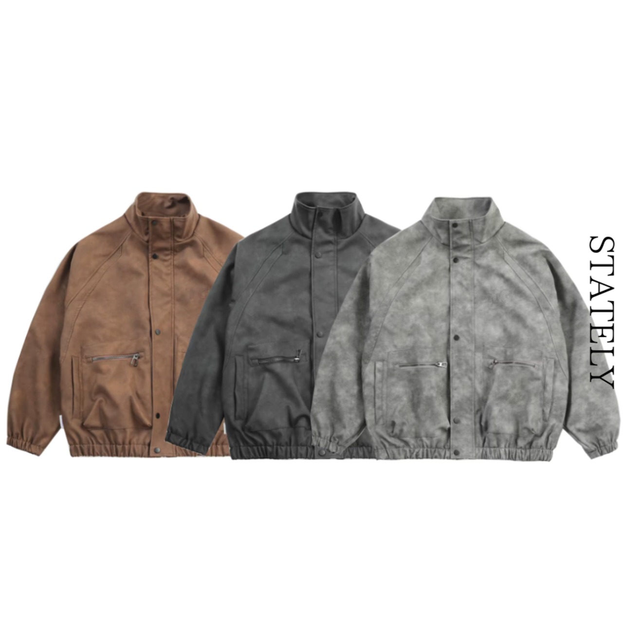 スタンドネックレザー Jacket/3color_O09・画像16