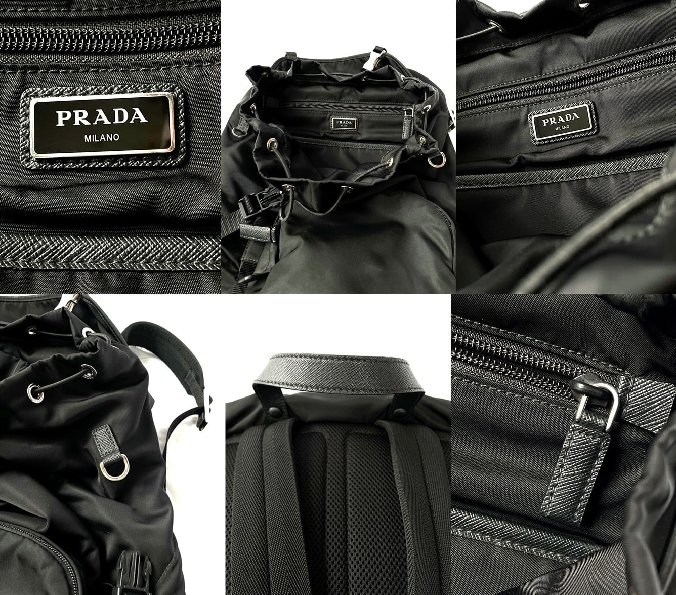 【最終値下】美品・希少PRADA 2VZ135 リュック サイドロゴ  ナイロン