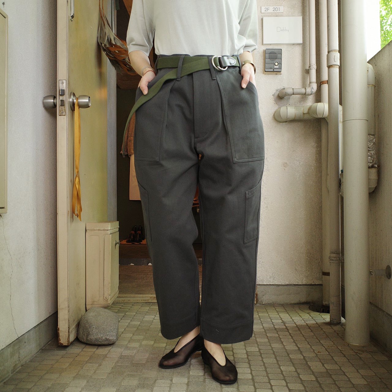 生まれのブランドで TUKIコンバットパンツ ② ワークパンツ/カーゴ