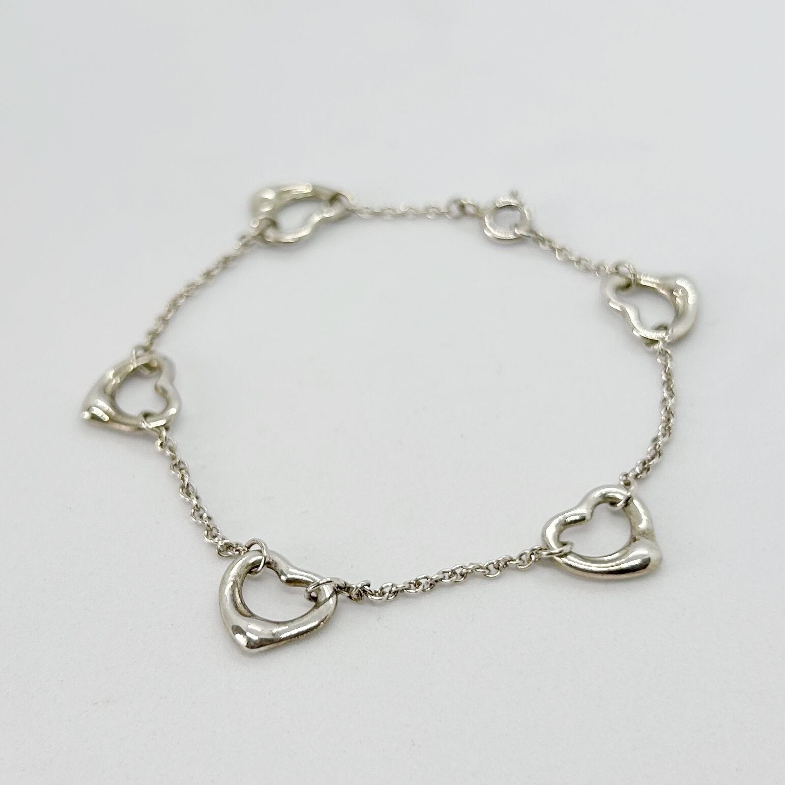 TB7061】Tiffany&Co. 5 open heart bracelet/ティファニー