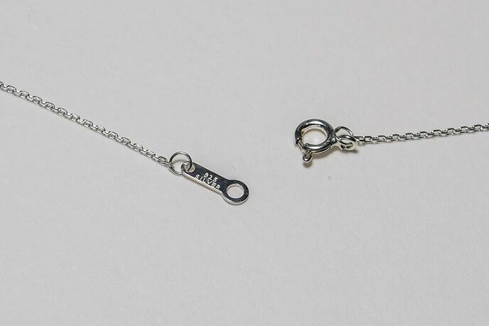 天秤 水晶×ロイヤルブルームーンストーン ネックレス silver no,376