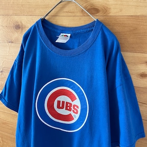 【FRUIT OF THE LOOM】MLB メジャーリーグ シカゴカブス 半袖 Tシャツ メンズXL us古着