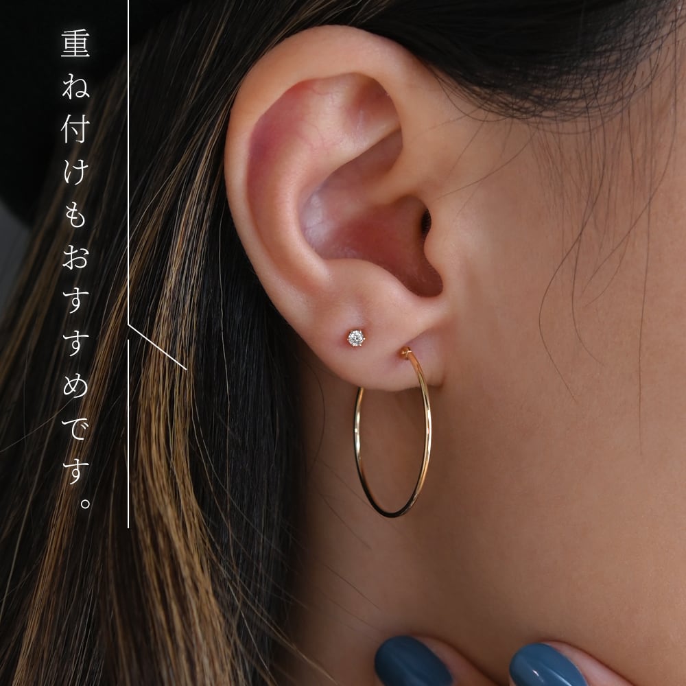 ネックレス1カラット　ダイヤモンド　k18 ピアス