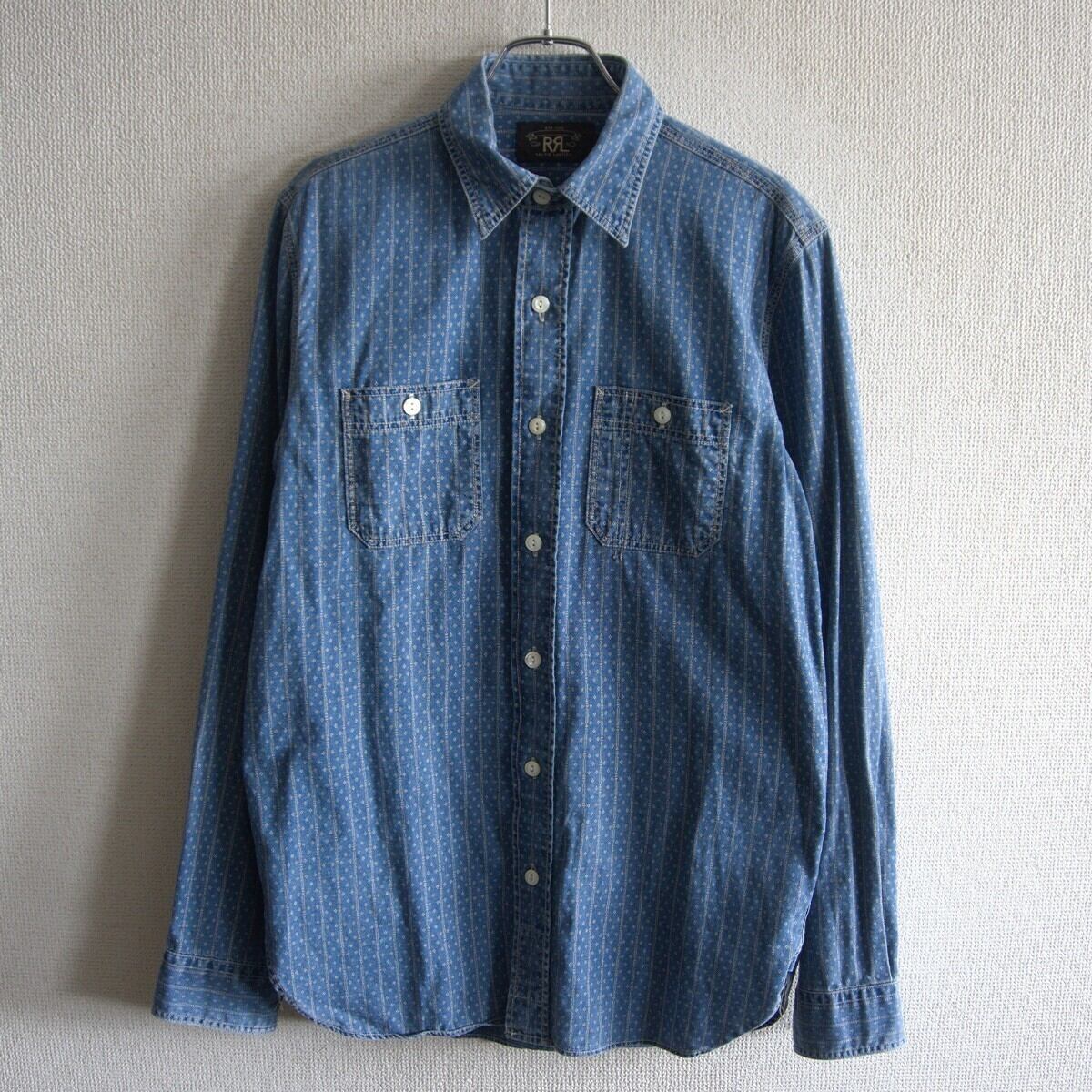 【名作】RRL【ALASKA SPORTS SHIRTS】S インディゴ ワークシャツ ダブルアールエル 26040153 名作】RRL【ALASKA SPORTS SHIRTS】S インディゴ ワークシャツ ダブル