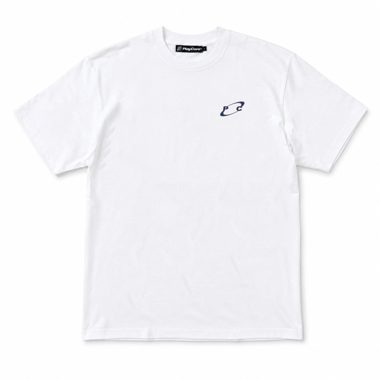 3D Oval Logo Tee / WHITE - 1