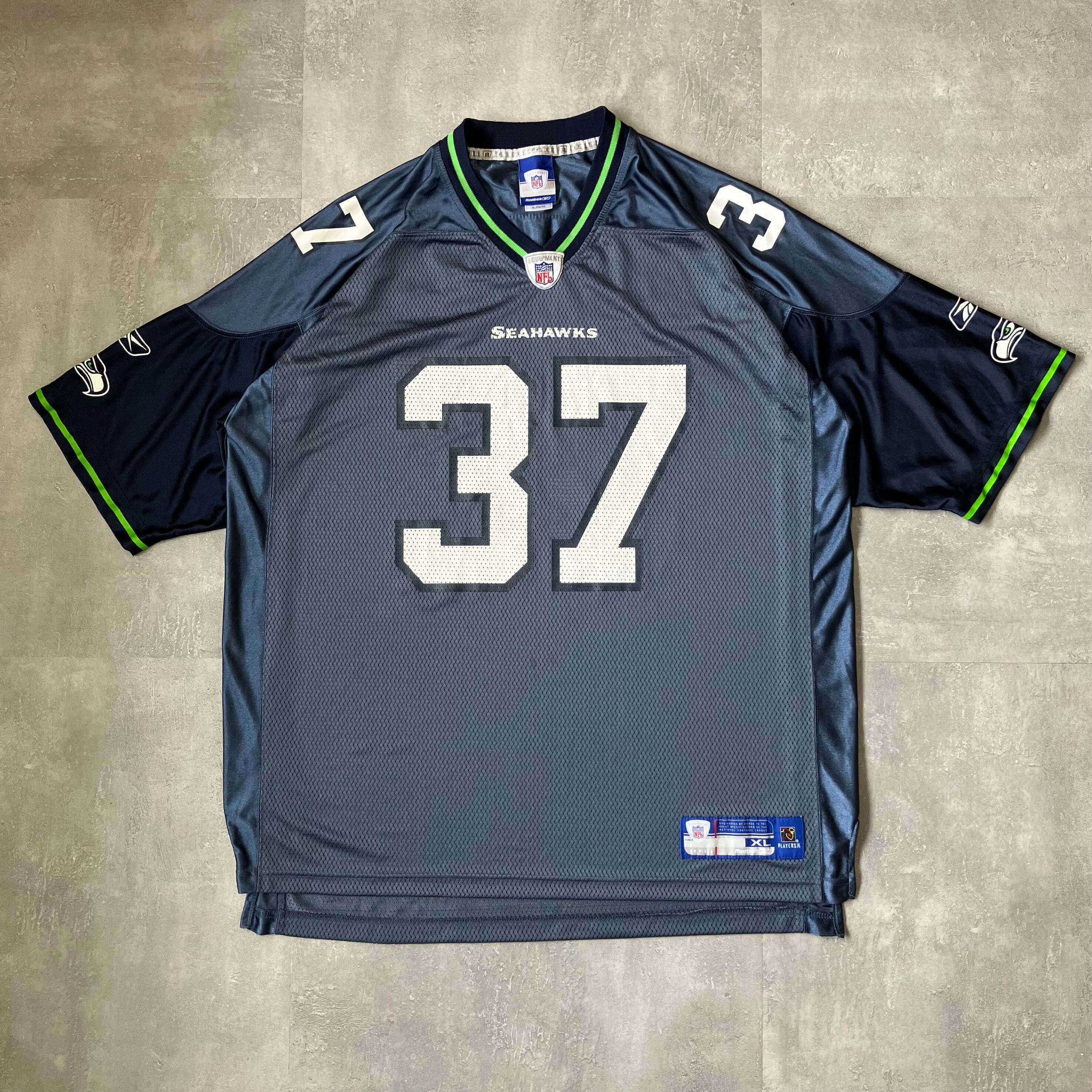 《XL size》Reebok リーボック NFL SEAHAWKS ゲームシャツ No.3602