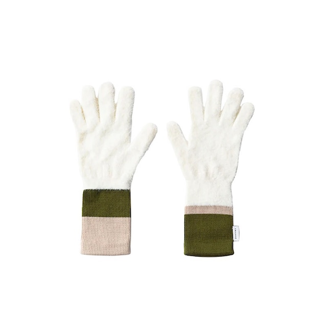 TRICOTÉ / border asymmetry gloves TR33GL064