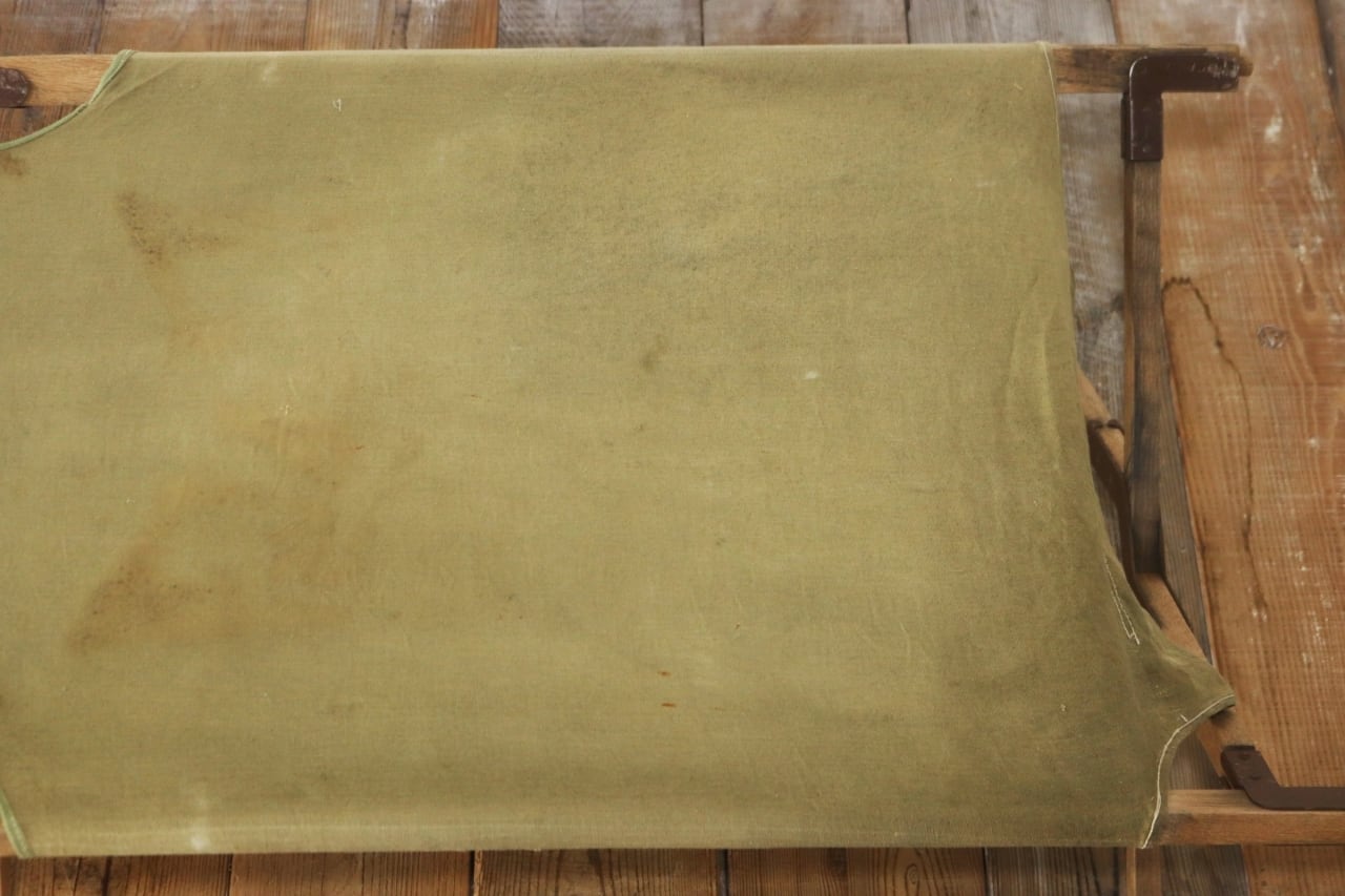 ヴィンテージ 軍用ベッド フォールディングコット キャンプ 組み立て