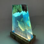 カメ＆ダイバー レジンランプ 手作り オーシャンライト 水中冒険装飾品 ベッドサイドランプ ギフト ボーイフレンド ガールフレンド 母の日 父の日ギフト ウェディングギフト 新築祝いギフト