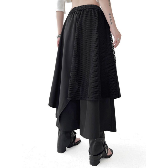 Asymmetric mesh vest setup C1563