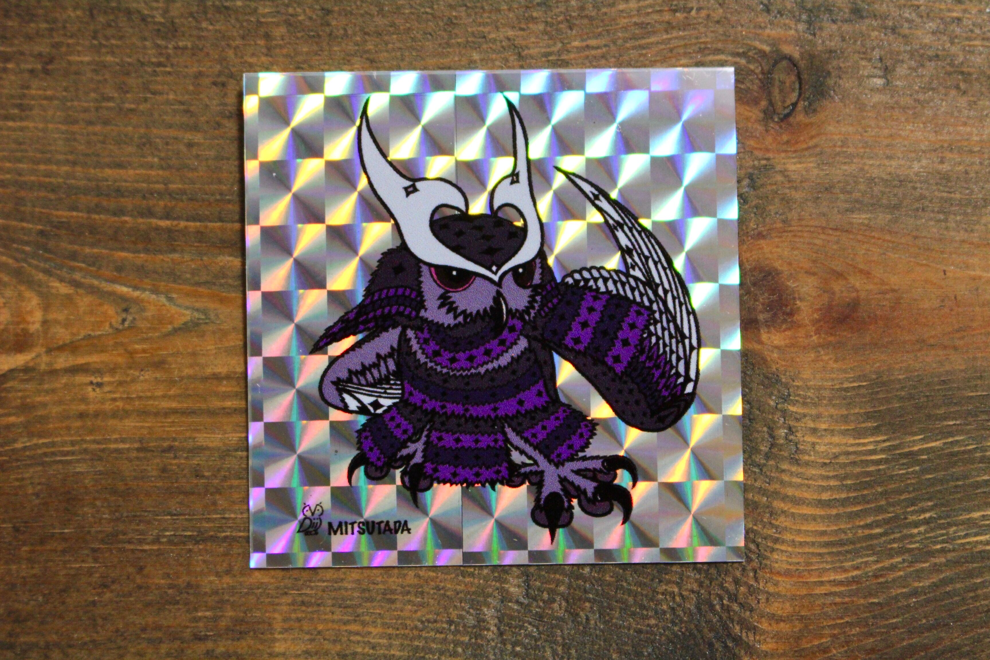 大相撲クレーン　若元春　こんなに立派になりましたマステ　ホログラム　ステッカー ホログラムステッカー | 十堂 -tsunashido-