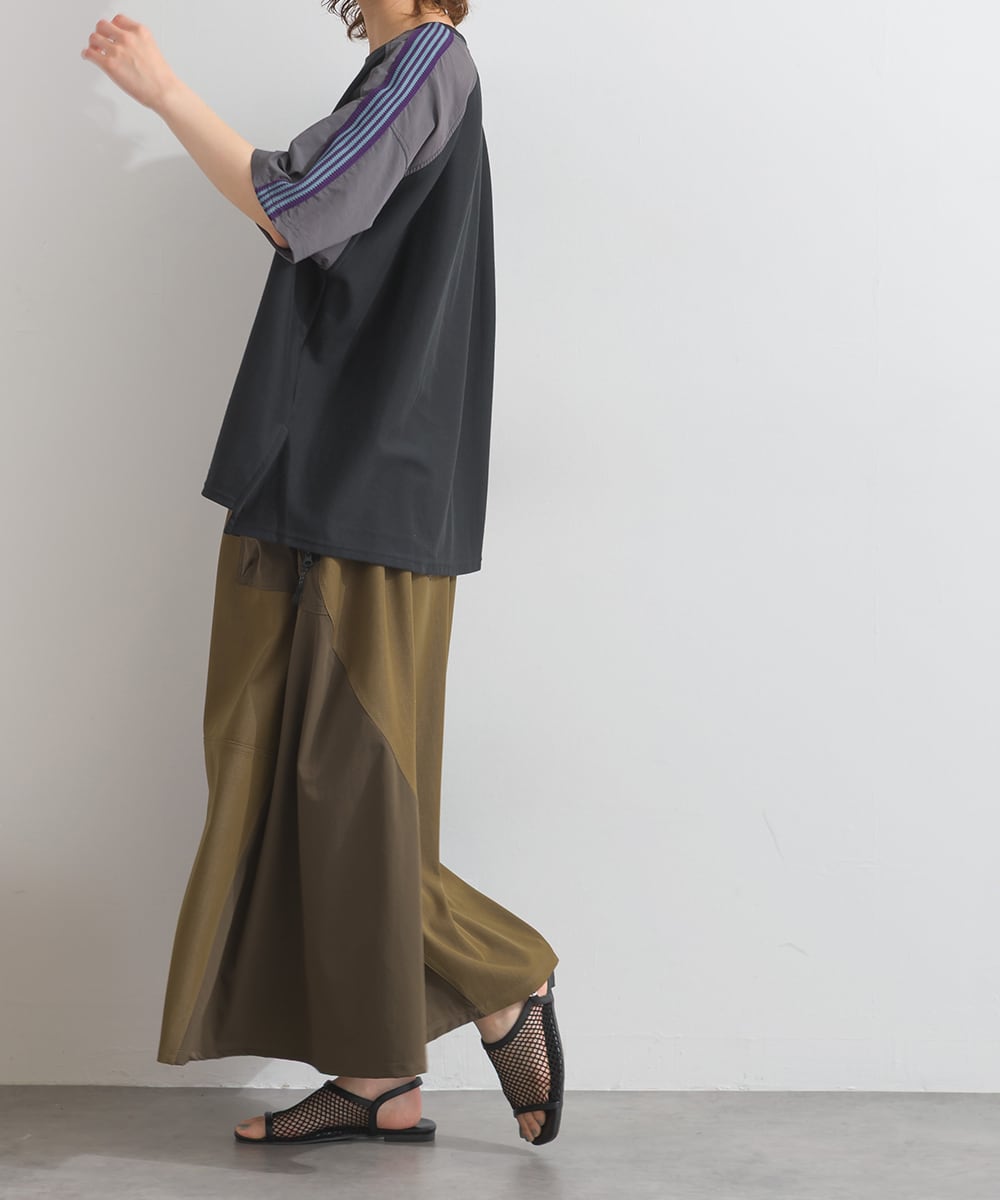 【ひる】mnml２着 K262056 シルケットツイルライントラックプルオーバー / Mercerized