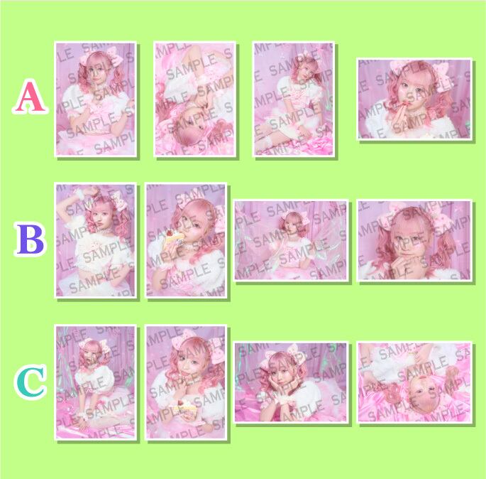 月なぎさ生誕記念】生誕ブロマイド4種1セット（×3パターン）【YOG051