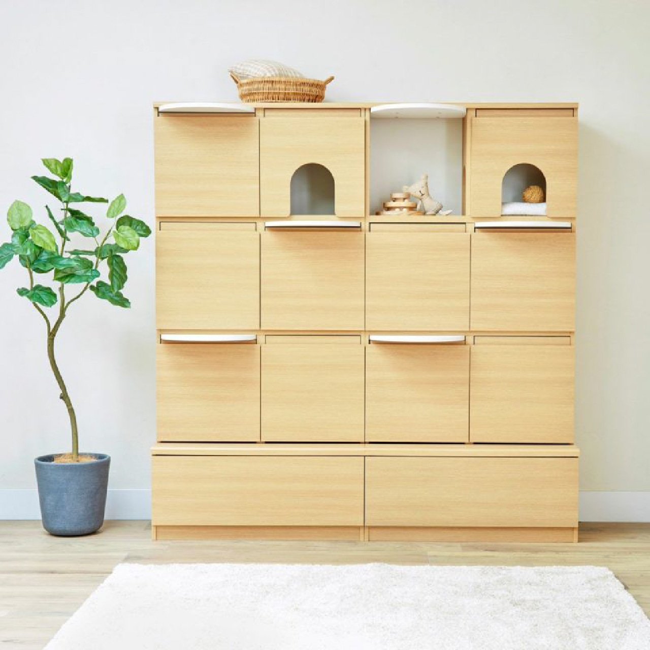 ニャコモ 穴無し扉 NCM-D45 B NA