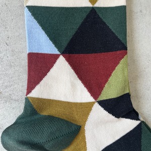 Bonne Maison/【En Scéne】Sock Argyle Multico DR7-01