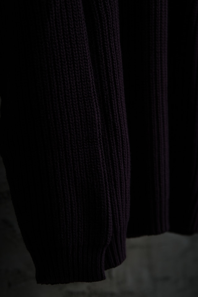 Utah／90's "Eddie Bauer" cotton knit／purple