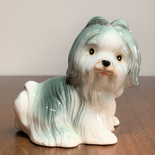 ビンテージ レトロかわいい シーズー  犬 フィギュリン / Retro  Vintage Dog Figurine
