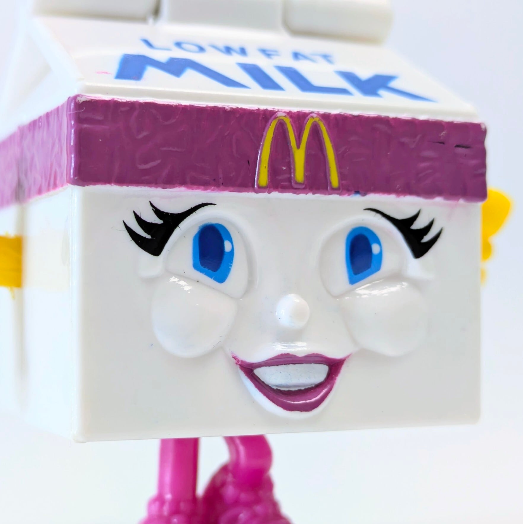 ☆ VINTAGE 1993 ☆【 McDonald's ( マクドナルド ) 】1993年マクドナルドミールトイ『 Food FUNdamentals(フード・ファンダメンタルズ)シリーズ』Milly(ミリー)Low Fat Milk / ハッピーミール 〚アメリカン雑貨 アメトイ〛
