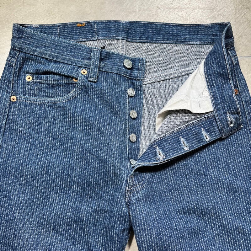 Rare 80s Levi’s 501 Stripe Denim