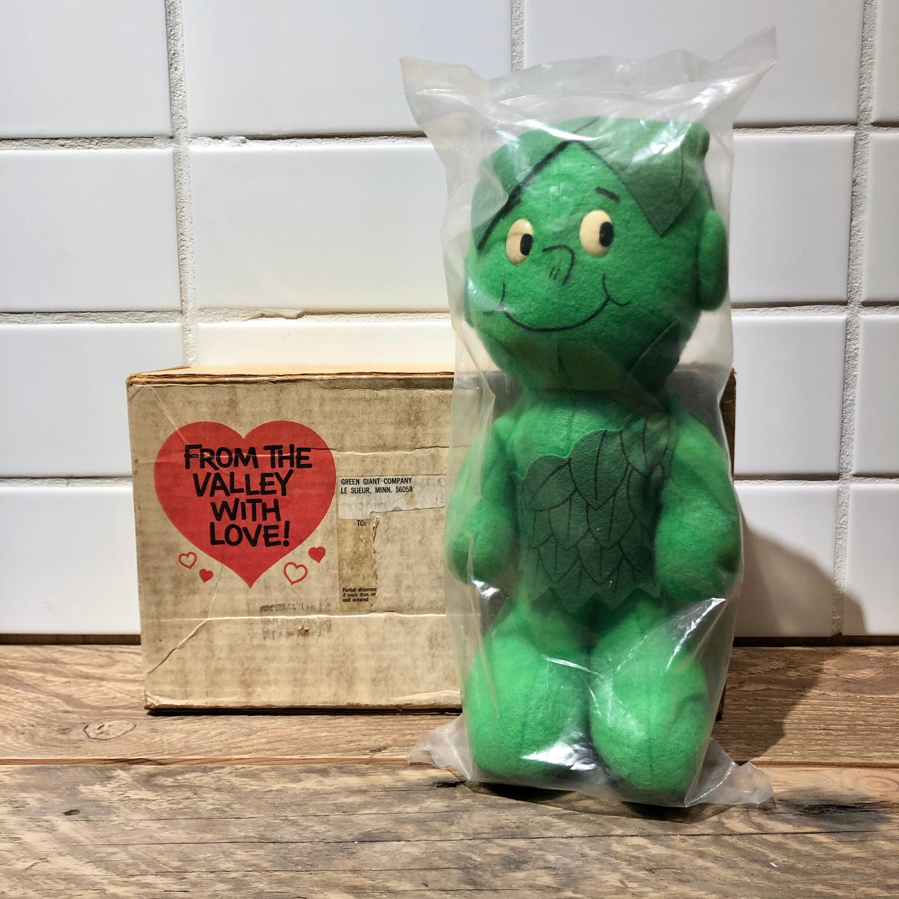 DeadStock! Green Giant  Little Sprout Doll With Box