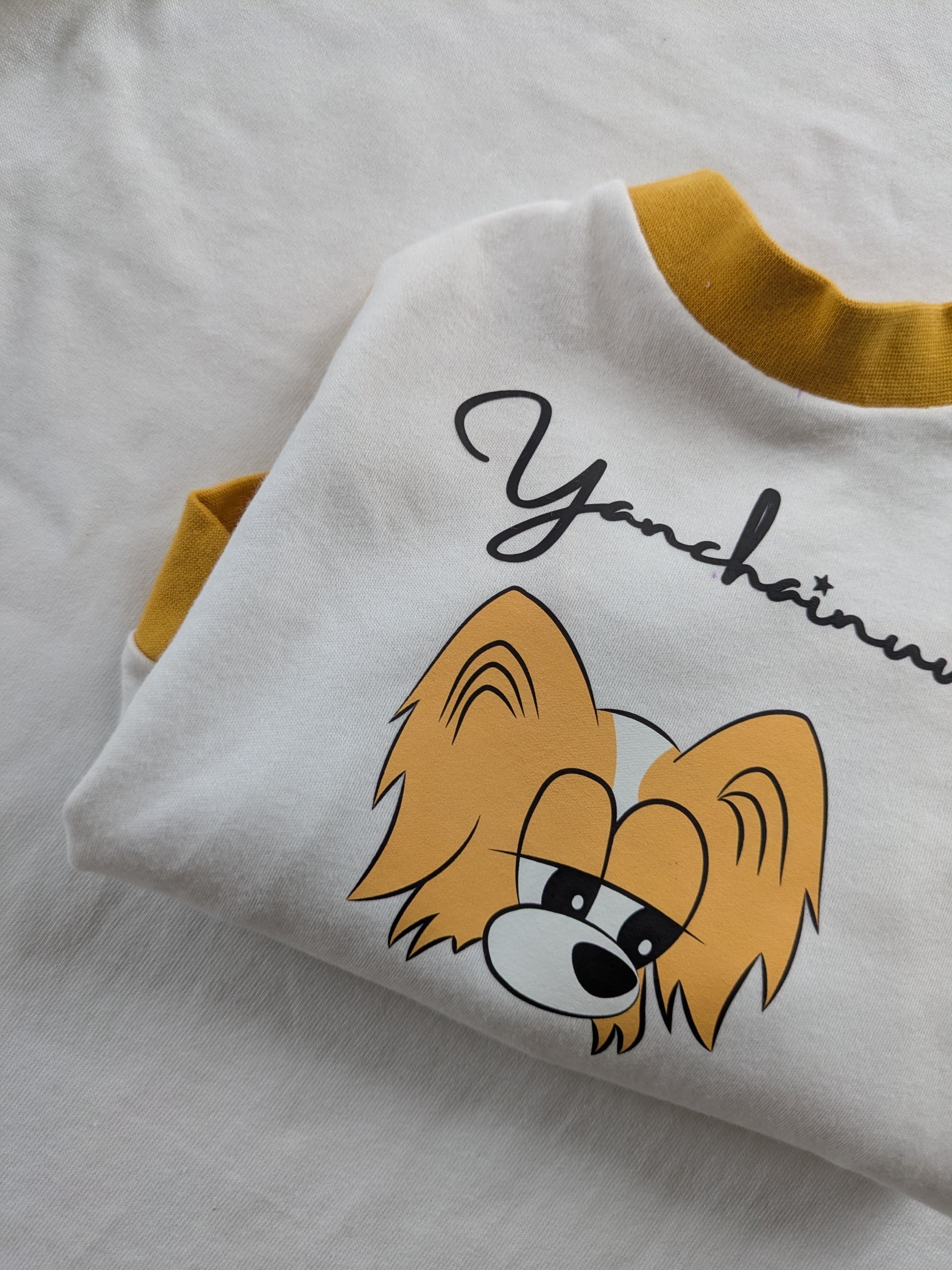 パピヨン タンクトップ 犬服 名入れ リンクコーデ | Yanchainuu