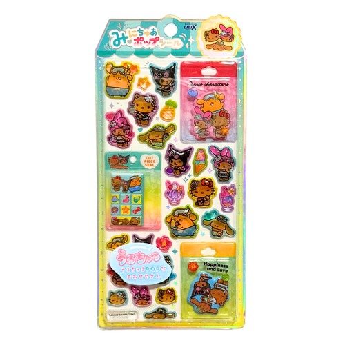 みにちゅあポップシール　サンリオキャラクターズ