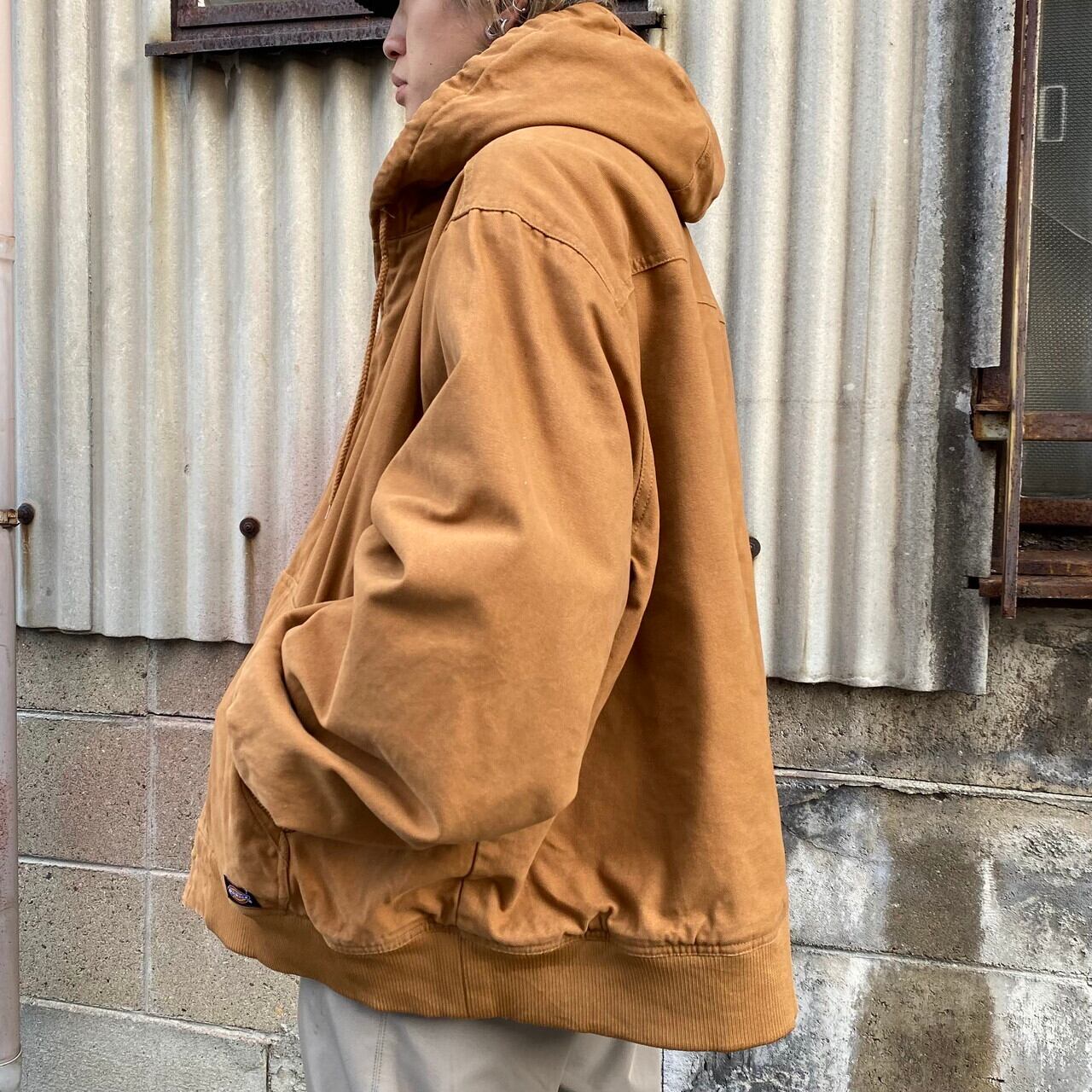 スーパービッグサイズ Dickies ディッキーズ フード付き ダック地 ...