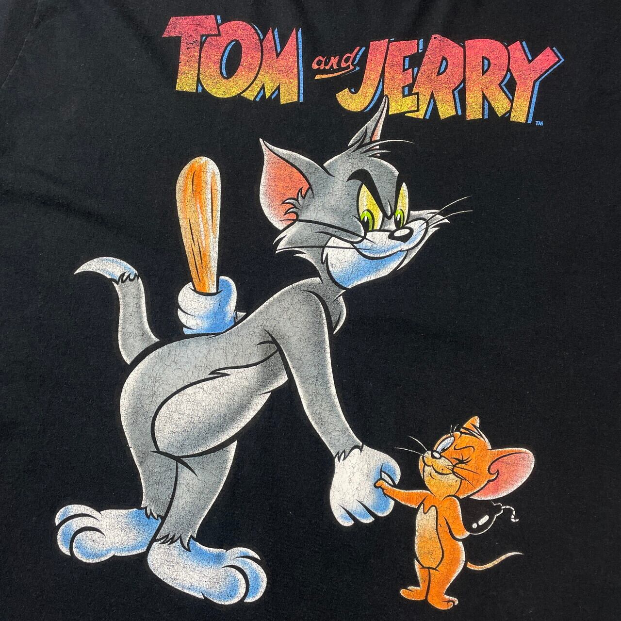 ビッグサイズ TOM＆JERRY トムとジェリー キャラクター プリント T 