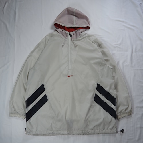 90's NIKE ナイロンアノラック センタースウォッシュ XL
