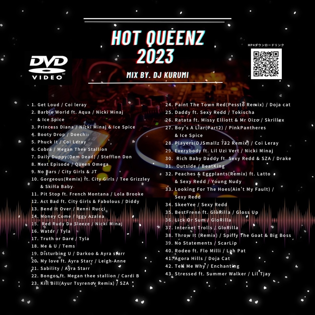 "HOT QUEENZ 2023 " - DJ KURUMI (DVD)