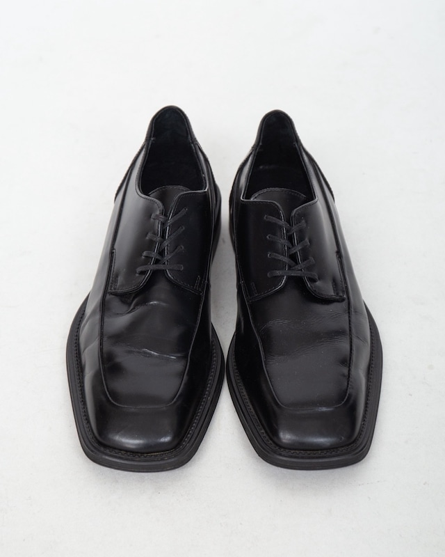 "KENNETH COLE" square toe leather shoes