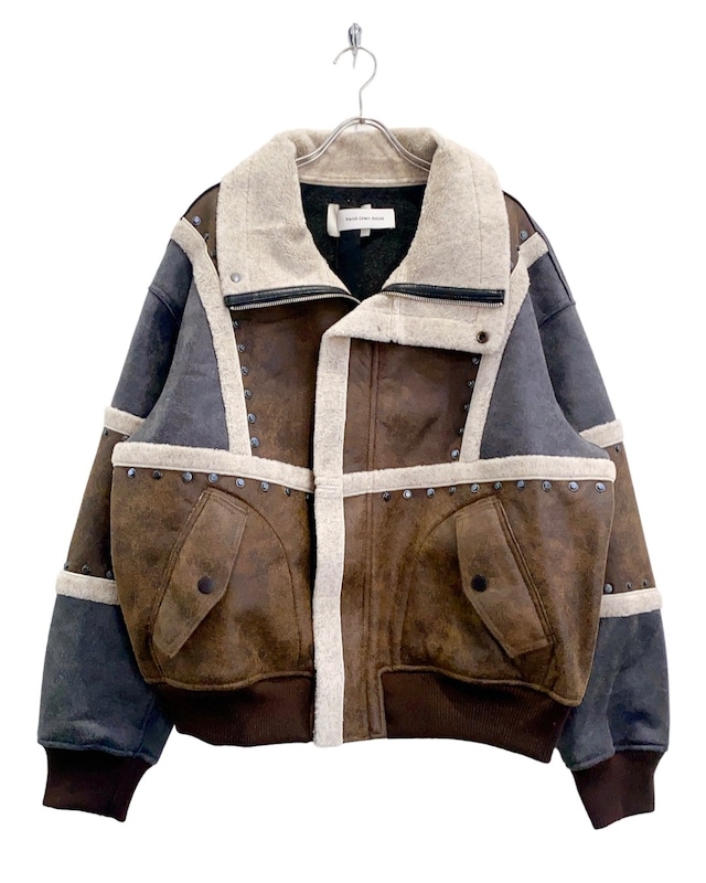 FENG CHEN WANG / DOUBLE SIDED SHERPA JACKET